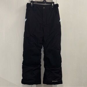 Columbia Black Snow Pants with Reflective Details